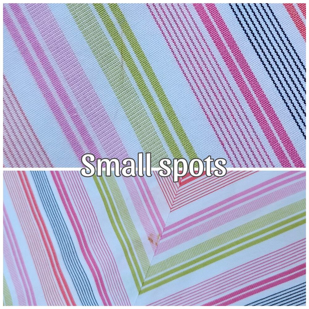 Size 8 Y2K Sun Dress Pastel Striped Cotton J. Crew Sleeveless Vneck Vintage - Picture 6 of 9